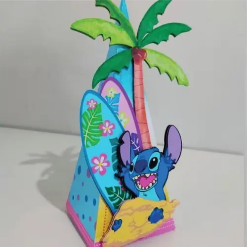 Kit Festa Lembrancinhas Stitch -20 Peças 3d