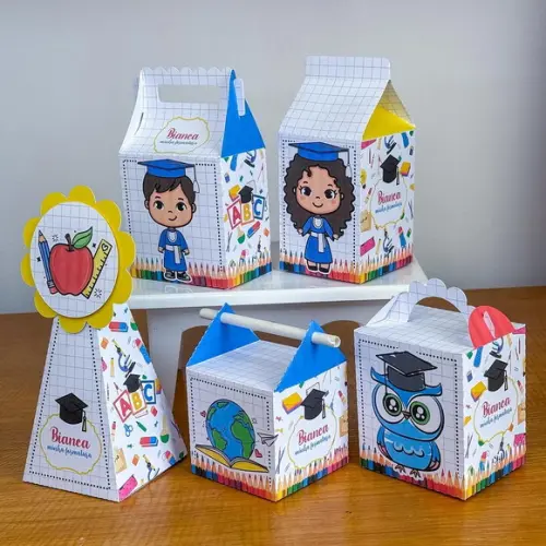 Kit Pegue e Monte, 30 Itens Caixinhas Abc