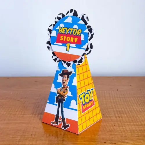 Kit Pegue e Monte, 30 Itens Caixinhas para Festas Toy Story
