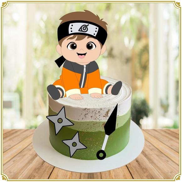 Arquivo Corte Topo de Bolo Naruto
