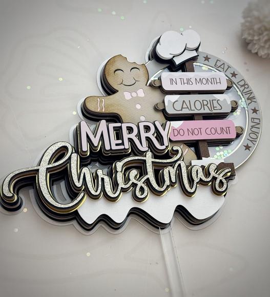 Arquivo Corte Topo de Bolo Natal