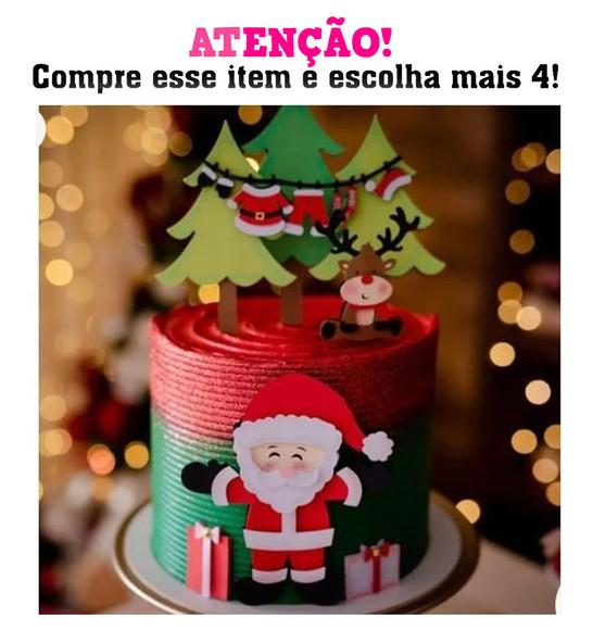 Arquivo Corte Topo de Bolo Natal Varal 038