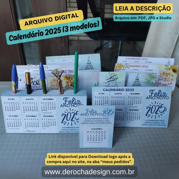 Arquivo Corte: Calendário 2025