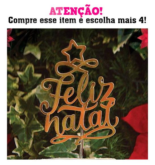 Arquivo Corte: Topo de Bolo Árvore e Feliz Natal 022