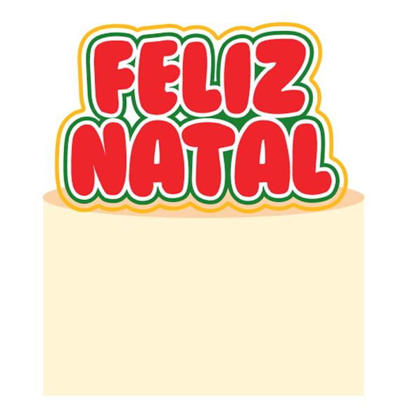 Arquivo Corte: Topo de Bolo Feliz Natal 081