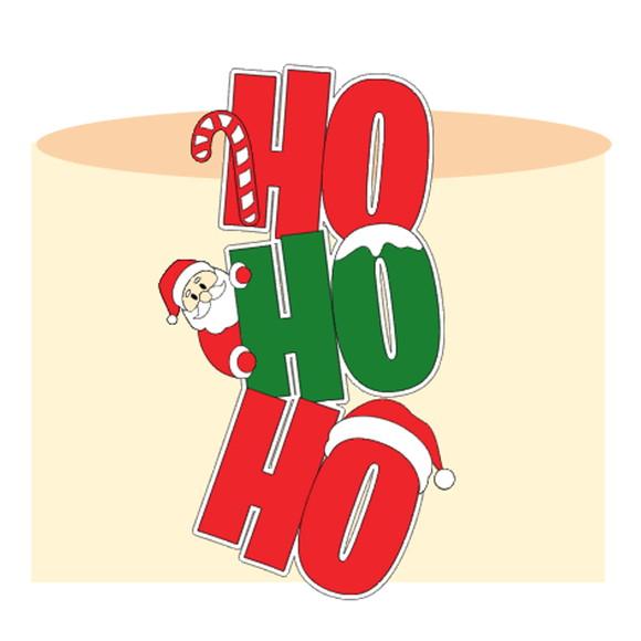 Arquivo Corte: Topo de Bolo Natal Hohoho 085