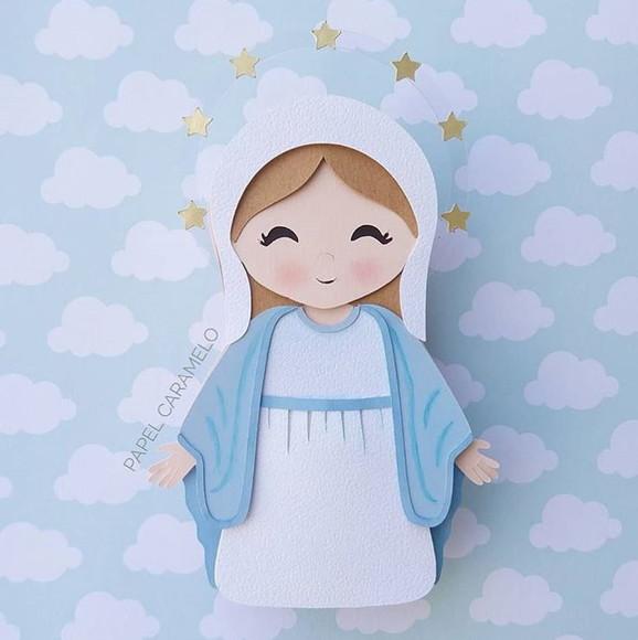 Arquivo Corte: Topo de Bolo Nossa Senhora