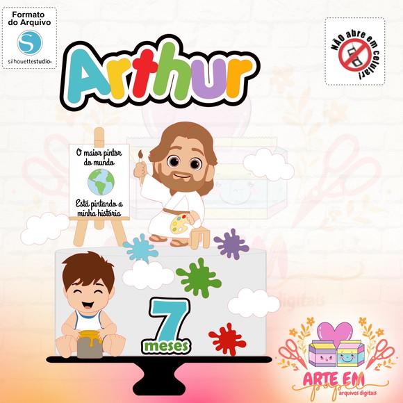 Arquivo Corte: Topo de Bolo o Maior Pintor do Mundo