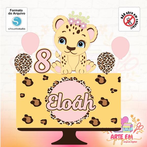 Arquivo Corte: Topo de Bolo Oncinha 03