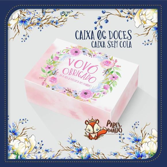 Arquivo de Corte: Caixa p/ Doces Dia dos Avós