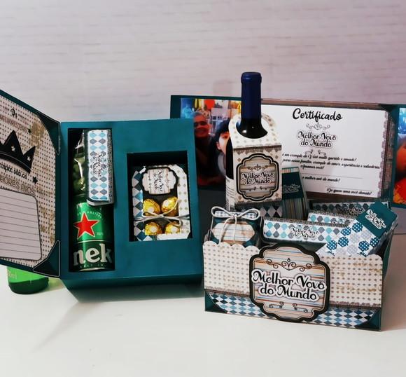 Arquivo de Corte: Kit Caixas Dia dos Avós