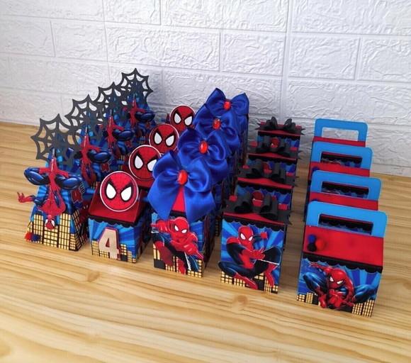 Arquivo de Corte: Kit Caixinha Homem Aranha 02