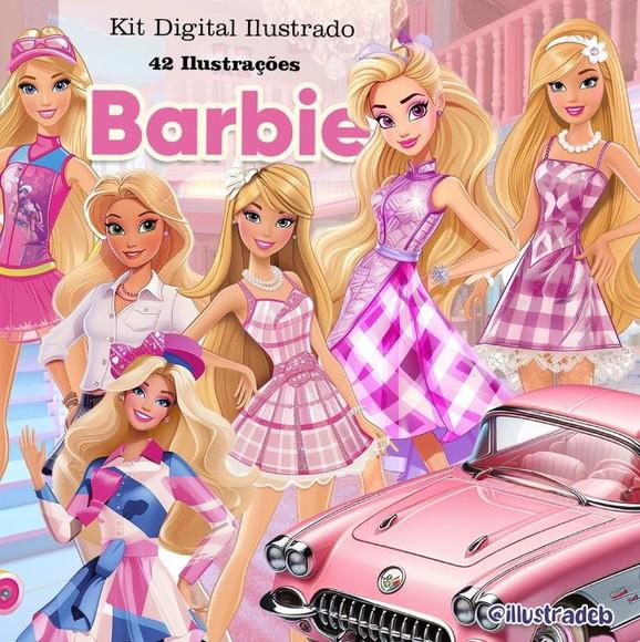 Arquivo de Corte: Kit Digital Barbie
