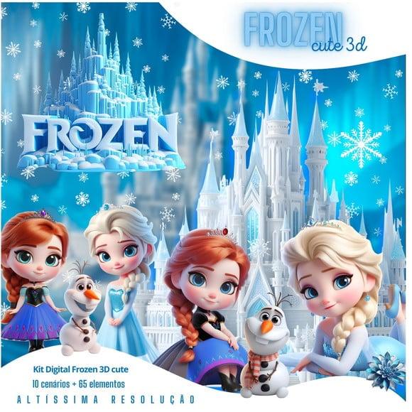 Arquivo de Corte: Kit Digital Frozen 02