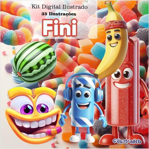 Arquivo de Corte: Kit Digital Fini