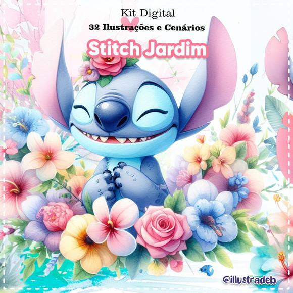 Arquivo de Corte: Kit Digital Lilo Stitch Jardim