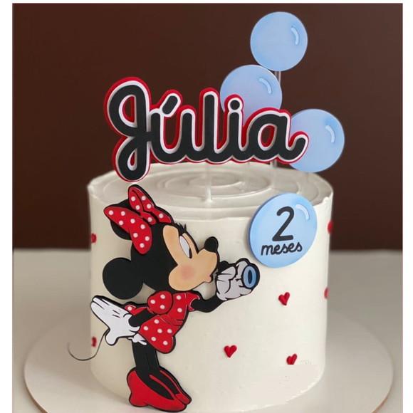 Arquivo de Corte: Topo de Bolo Baby Minnie 05