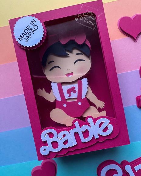 Arquivo de Corte: Topo de Bolo Barbie 005