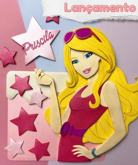 Arquivo de Corte: Topo de Bolo Barbie 013