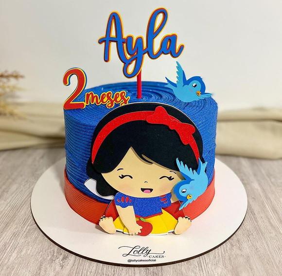 Arquivo de Corte: Topo de Bolo Branca de Neve 004