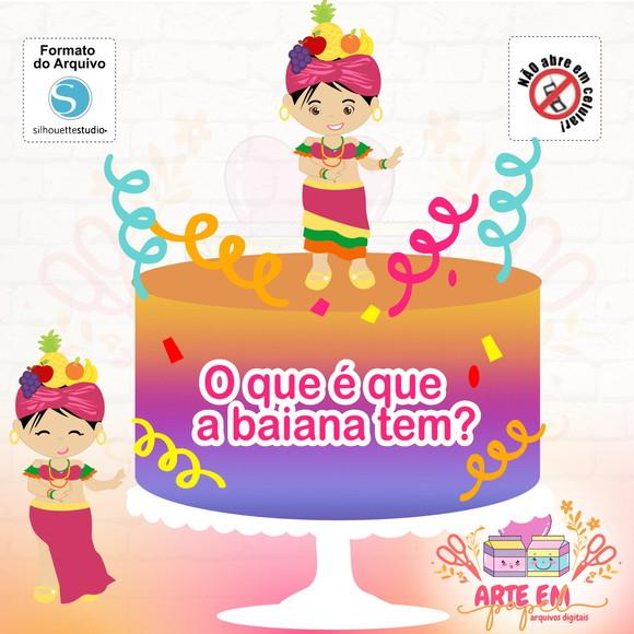 Arquivo de Corte: Topo de Bolo Carnaval 014