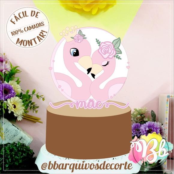 Arquivo de Corte: Topo de Bolo Dia das Mães 052