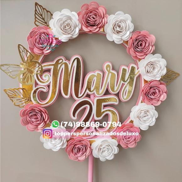 Arquivo de Corte: Topo de Bolo Dia das Mães 060