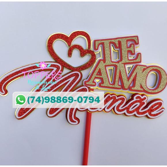 Arquivo de Corte: Topo de Bolo Dia das Mães 067