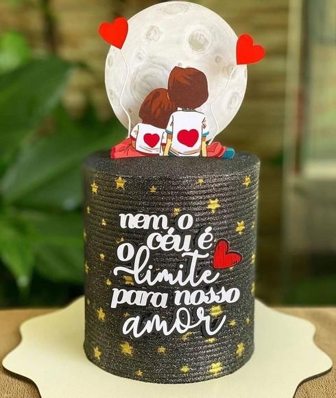 Arquivo de Corte: Topo de Bolo Dia dos Namorados 004