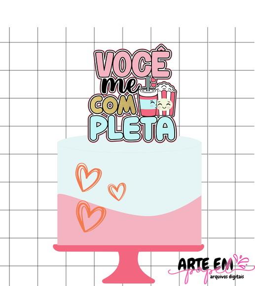 Arquivo de Corte: Topo de Bolo Dia dos Namorados 030