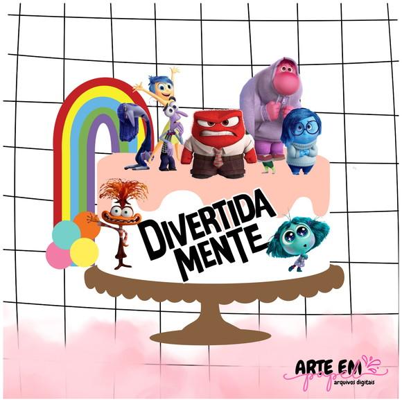 Arquivo de Corte: Topo de Bolo Divertidamente