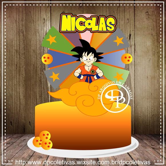 Arquivo de Corte: Topo de Bolo Dragon Ball 002