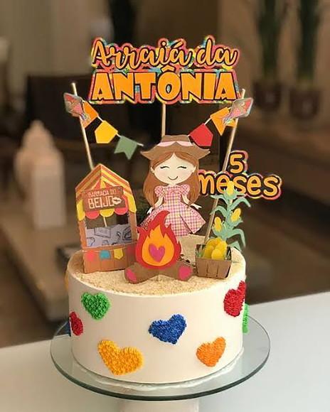 Arquivo de Corte: Topo de Bolo Festa Junina 008