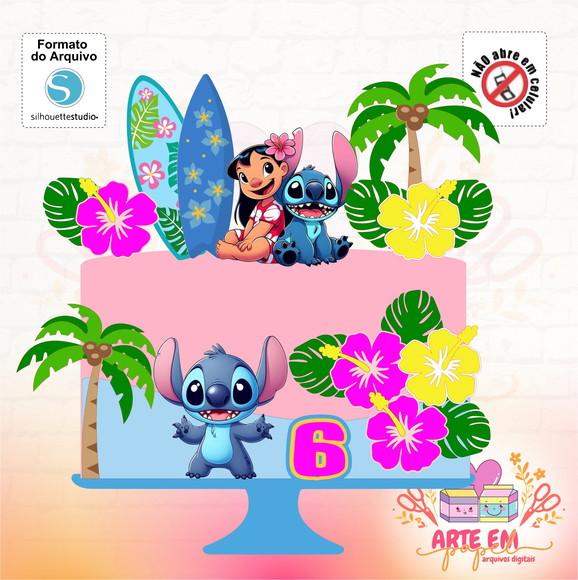 Arquivo de Corte: Topo de Lilo Stitch