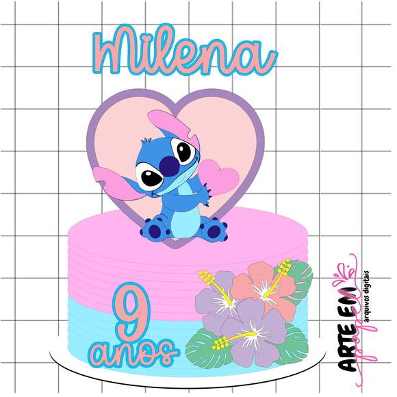 Arquivo de Corte: Topo de Lilo Stitch