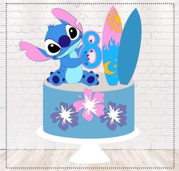 Arquivo de Corte: Topo de Lilo Stitch 004