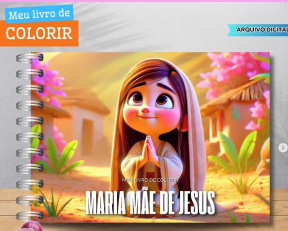 Arquivo Digital Livro de Colorir Maria
