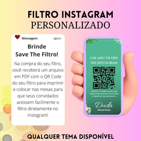 Filtro Personalizado para Aniversário Instagram