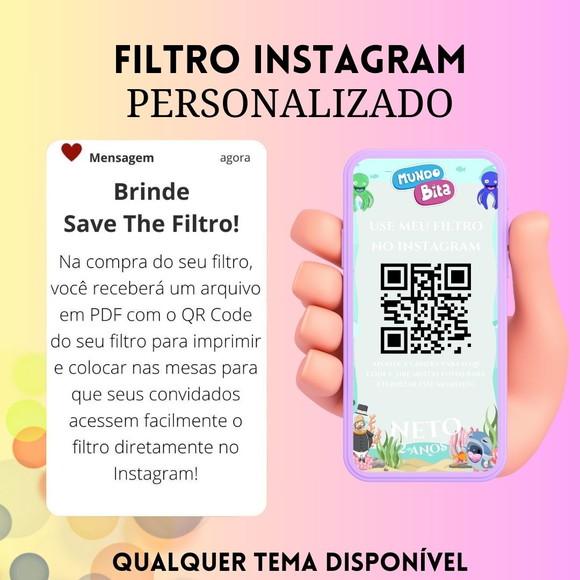 Filtro Personalizado para Aniversário Instagram