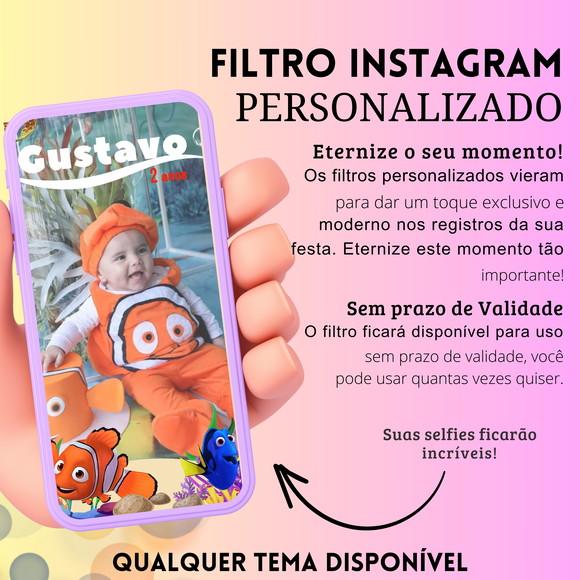 Filtro Personalizado para Aniversário Instagram