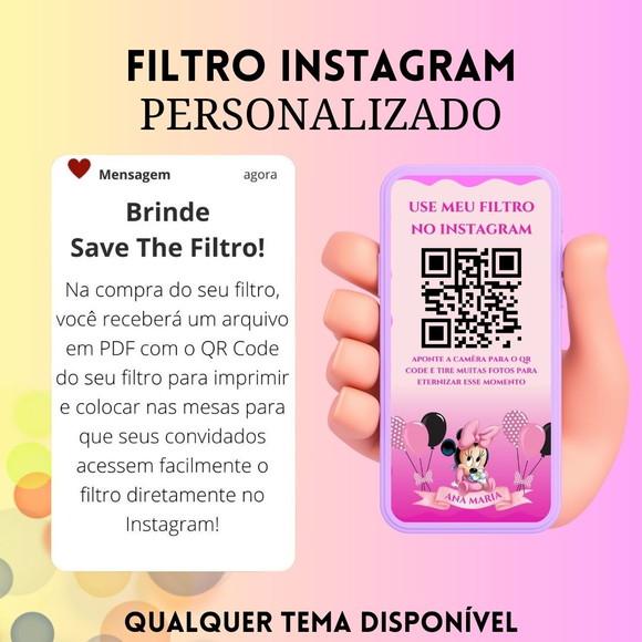 Filtro Personalizado para Aniversário Instagram