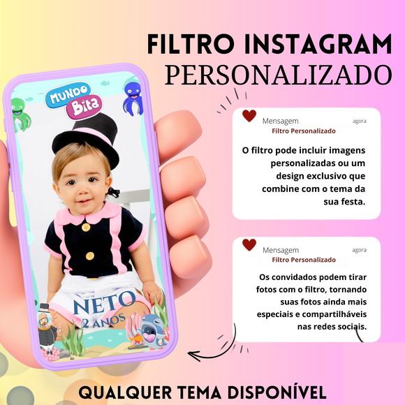 Filtro Personalizado para Aniversário Instagram