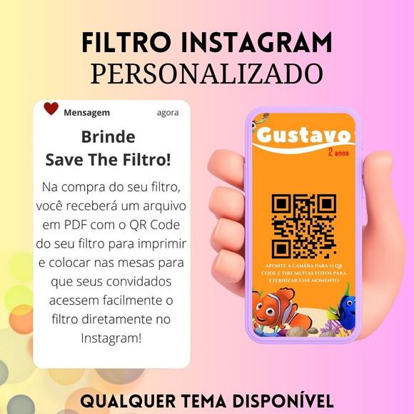 Filtro Personalizado para Aniversário Instagram