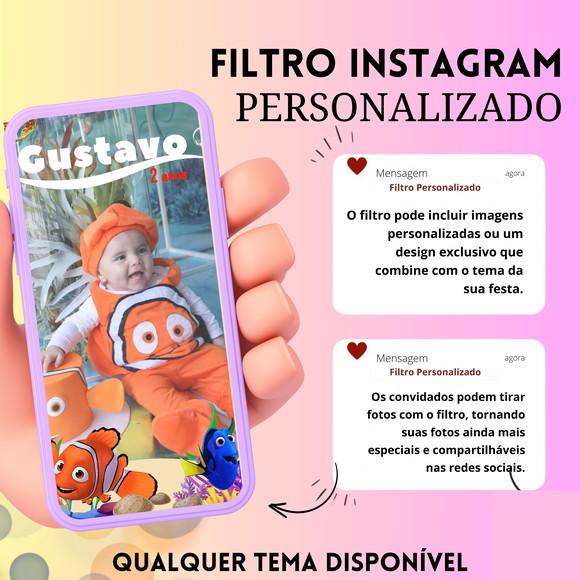 Filtro Personalizado para Aniversário Instagram