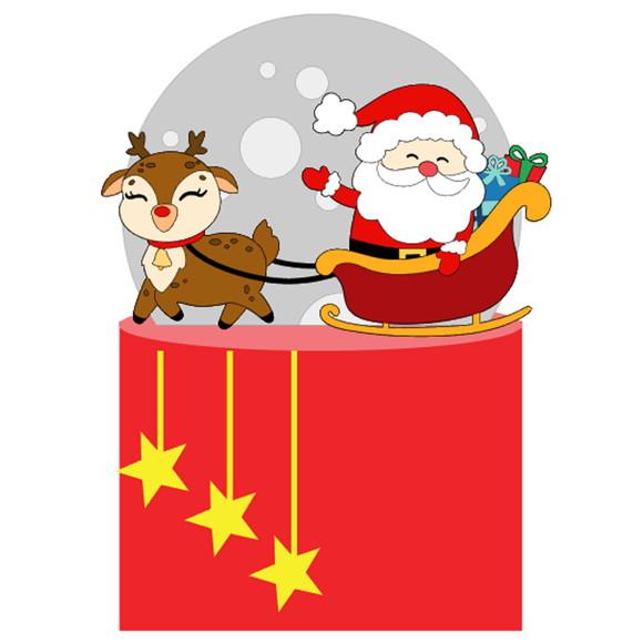 Rquivo Corte: Topo de Bolo Natal Papai Noel 079