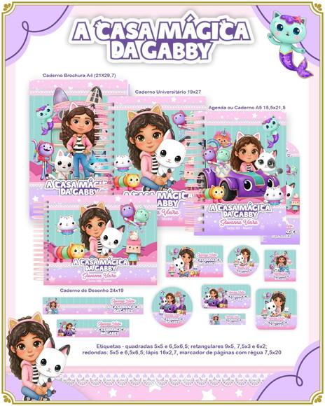 Volta às Aulas Kit a Casa Magica da Gabby