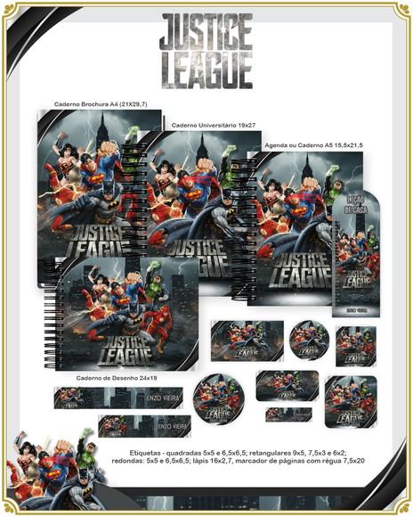 Volta às Aulas Kit Justice League