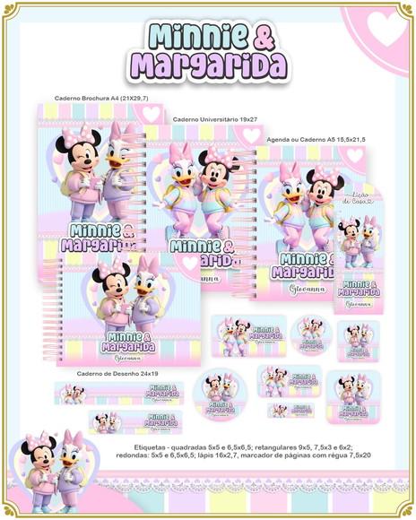 Volta às Aulas Kit Minnie e Margarida