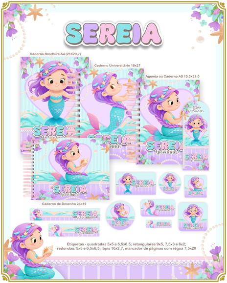 Volta às Aulas Kit Sereia