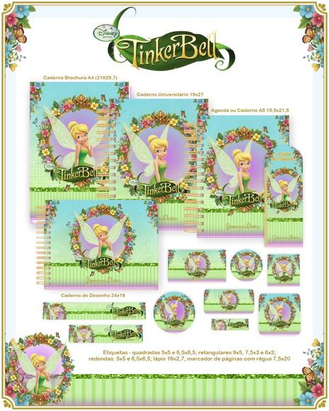 Volta às Aulas Kit Tinker Bell